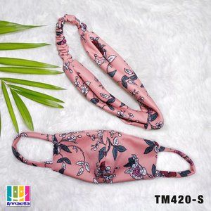 Annaella Headband / Turban & Face Mask Set, TM420S